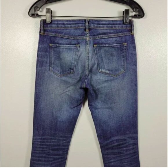 3x1 Women Blue Low Rise Skinny Denim Jeans Size 24 - Picture 5 of 10